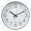 Living And Home 12-Inch Minimalist Wall Clock with Arabic Numerals 4