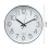 Living And Home 12-Inch Minimalist Wall Clock with Arabic Numerals 5
