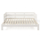 Daybed Cabin Bed Wooden 3FT Single Sofa Guest Bed Sofa Bed, White 4