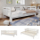 Daybed Cabin Bed Wooden 3FT Single Sofa Guest Bed Sofa Bed, White 6