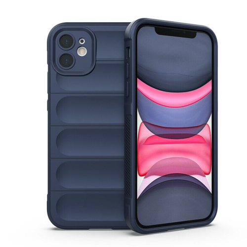 (iPhone11, Blue) For iphone 15 14 Plus Pro Max  Pro Case, Flexible Soft TPU Rubber Grip Shock-Absorbent Protective Case Cover