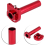 Universal Gas Grip, 7/8" 22mm Gas Grip for Scooter Dirt Bike (Red) 4