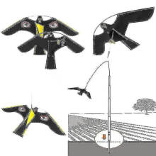 Birds Scarer Repeller Flying Hawk Kite For Garden Scarecrow Yard House Decoration