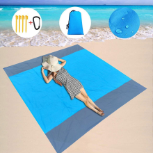 Beach Blanket Sandproof Waterproof, Extra Large Sand Free Beach Mat For Beach, Camping, And Picnic