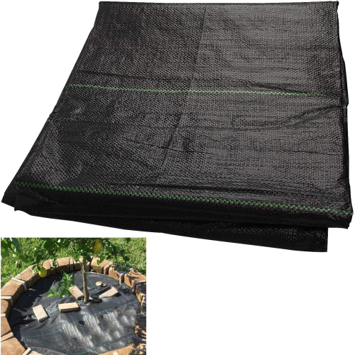 2m x 5m Weed Control Tarp, Ripstop Weed Control Film, 100g/m2 High