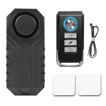 Wireless Anti-theft Vibration Motorcycle Bicycle Waterproof Security Bike Alarm With Remote
