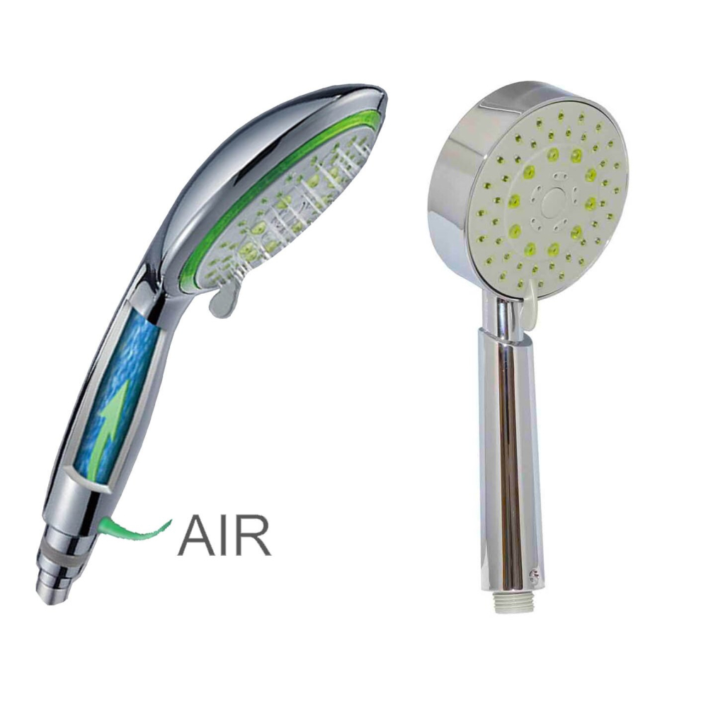 (5 Function Eco Chrome) Eco Water/ Energy saving shower head motorhome, camper van, caravan, house hotel