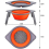 Ollapsible Colander, Storage Basket Drainer for Fruits and Vegetables, Foldable Space Saving Mesh with Durable Brackets, Dish for Kitchen, Outdoo 3