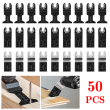 50x Oscillating Multi Tool Saw Blades Sets Metal Carbide Blade