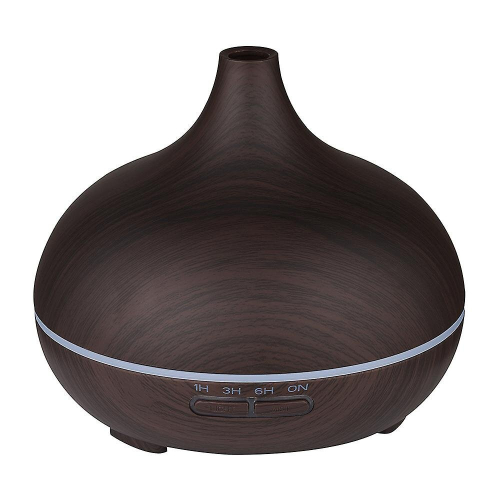 500ml Essential Oil Diffuser, Dark Wood Grain