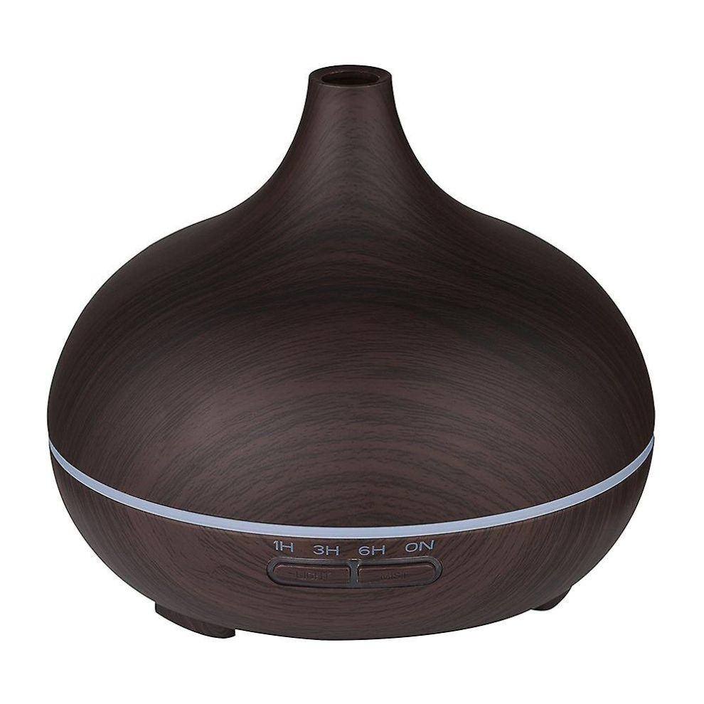 500ml Essential Oil Diffuser, Dark Wood Grain