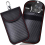 Faraday Signal Blocking Bag, 2 Pack RFID Signal Blocking Bag for Car Key, Carbon Fiber Anti RFID Protective Case 2