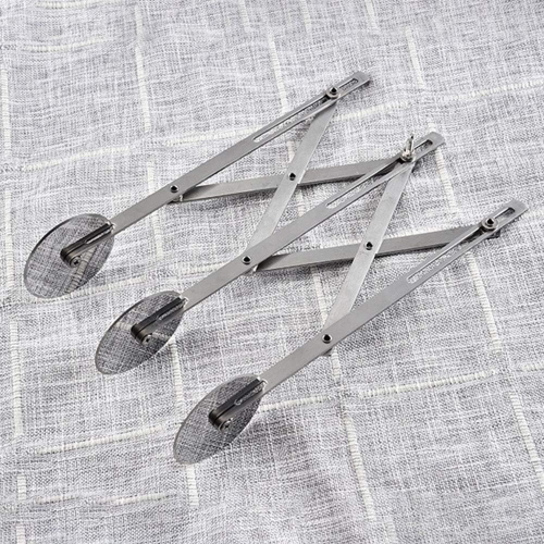 Dough Cutter, Cake Divider, 3 Cutting Wheels, Dough Wheels, Adjustable Cake Divider, Dough Wheel, Cakes, Stainless Steel, Kitchen Helper for Sepa