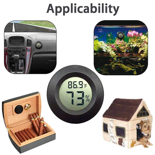 Mini Humidity Thermometer Digital LCD Display 2