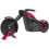 Motorcycle Pizza Cutter, Stainless Steel Plastic Pizza Roller, Pizza Wheel as a Beautiful Decoration, Ideal Gift (21.5 * 8.5cm, Black and Red) 2