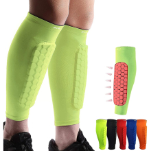 Soccer Shin Guards Shin Pads For Kids Youth Adult, Calf Compression Sleeve With Honeycomb Pads, Support For Shin Splint Baseball Boxing Kickboxi