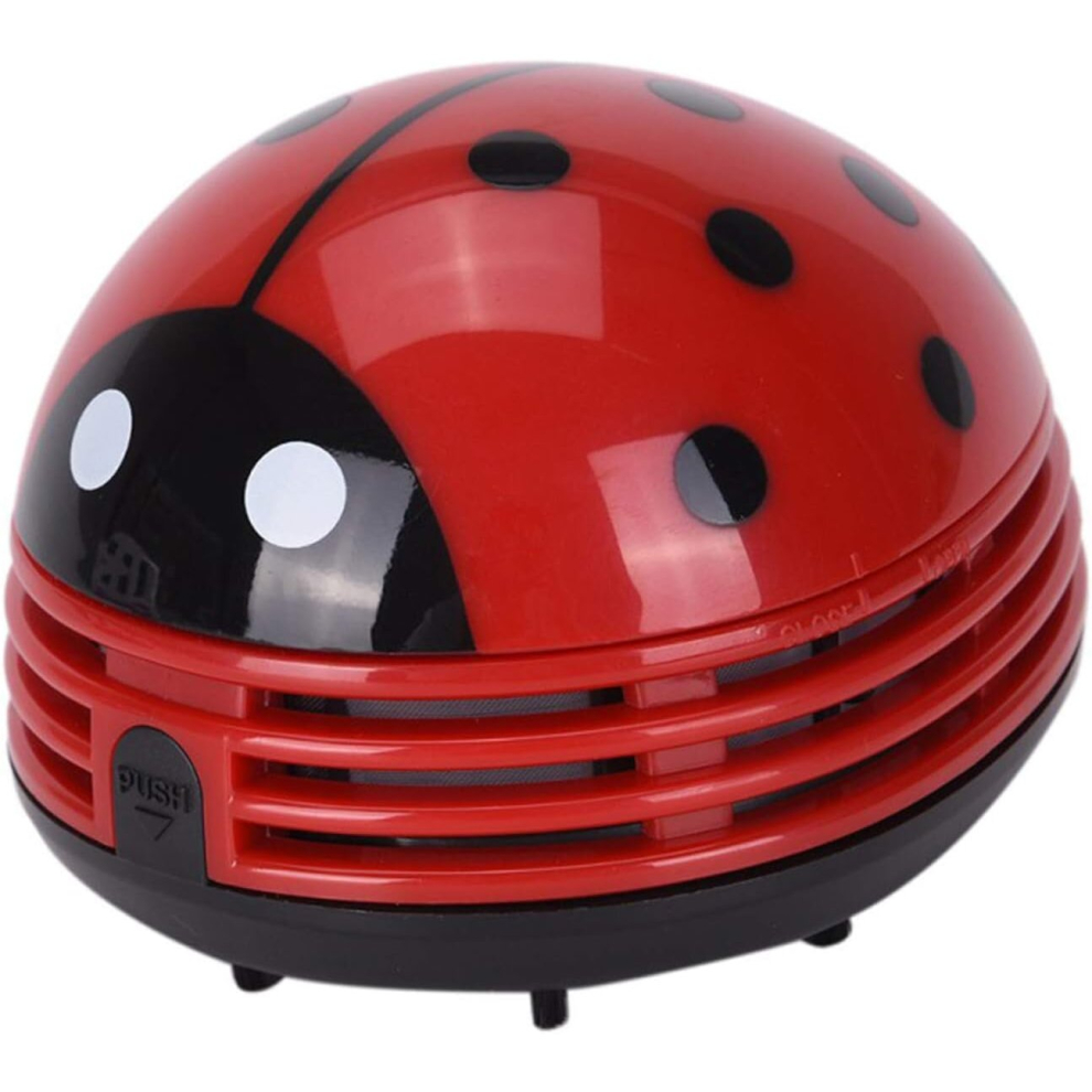 Red Ladybug Mini Tabletop Vacuum Cleaner
