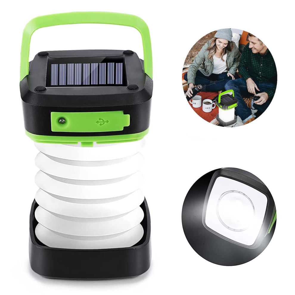 Solar Camping Lantern for Hiking, Fishing