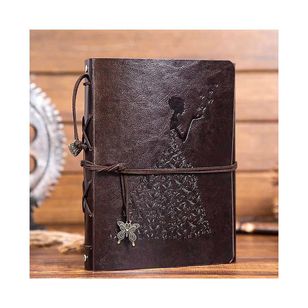 Photo Albums Scrapbook Travel Leather Photo Book Vintage Diy Refillable Black Pages Memory Wedding Guest Book