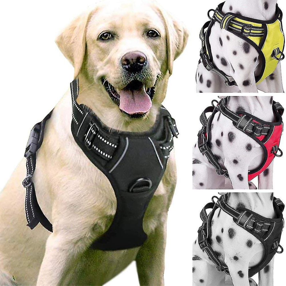No-pull Dog Harness Padded Adjustable Pet Vest Harness For Large Dogs Training Or Walking