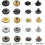 120 Set Leather Snap Buttons Kit Metal Snaps With 4pcs Fastening Tools 3