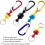 5pcs Magnetic Net Release Holder Net Release Clip Keychain Fly Fishing Hook Magnet Metal Hook 6