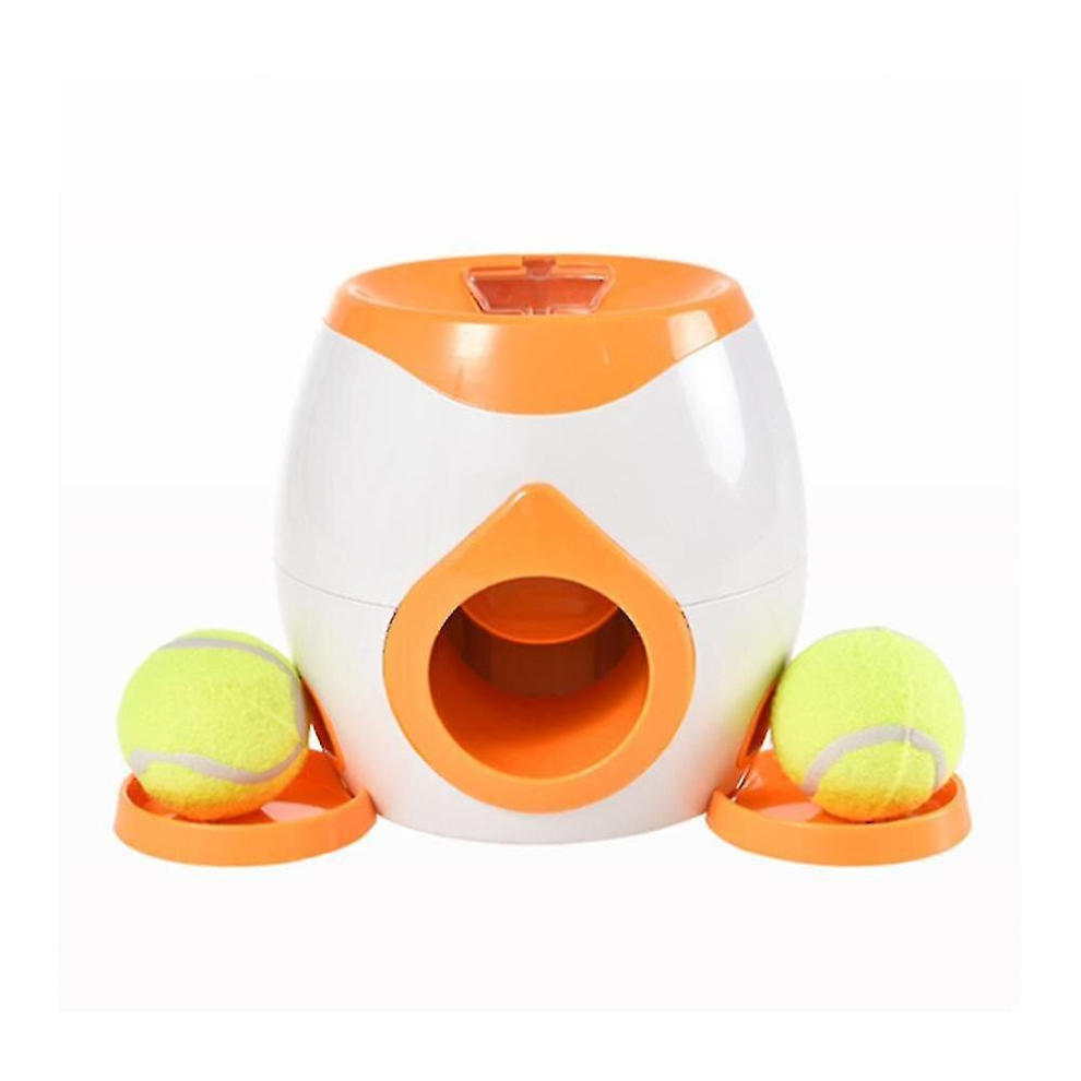 Dog Toys Tennis Food Reward Machine Thrower Interactive Feeder Toy?Dog Toy Tennis Pet Ball Launcher