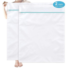 Laundry Net Large, Laundry Bag Xxl 90x110cm 2 Pieces Laundry Bags Reusable Laundry Nets With Zipper