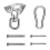 Roof Hook Heavy Duty Hammock Chair, Ceiling Mount 2