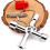 Control cabinet key Cross key 4-way multifunctional universal key, with bit for common cabinets and locking systems 6