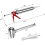 Stainless Steel Caulking Tip Caulking Gun - Brick and Tile Tool - DIY Tool 3