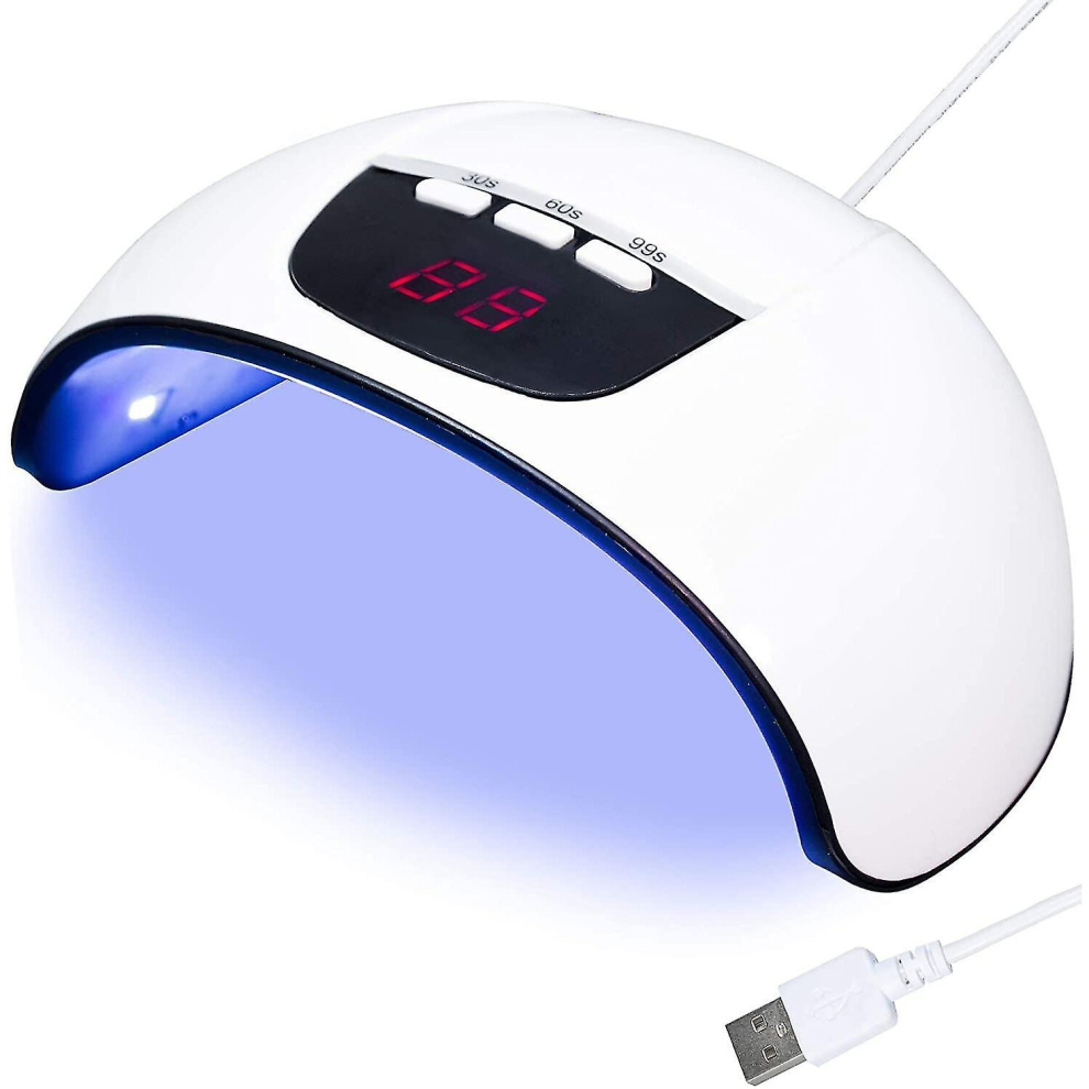 Led Uv Lamp 54w Resin Curing Light, Jewelry Casting Kit, Gel Nail Polish, 3 Timer Setting, Auto Sensor, Usb Powered