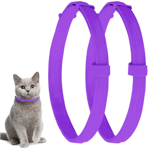 2pcs Cat Flea Collar,flea Collar,easy To Repels Fleas & Ticks,38cm 1