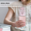 Lady Handheld Fan, Rechargeable Small Personal Fan With 3 Speeds Setting 5