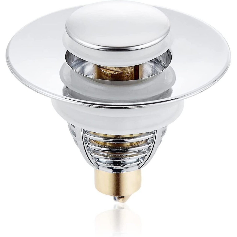 Sink Stopper, Pop-up Sink Waste, Universal Stainless Steel Anti-clog Sink Drain Filter, For More Than 32mm Drain Hole Sink Basin Kitchen Ba-