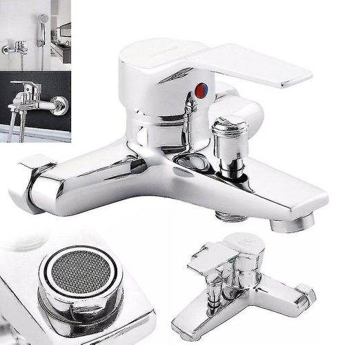 Shower Faucet Wall Mounted Bath Valve Mixer Tap on OnBuy