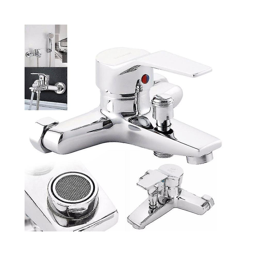 Shower Faucet Wall Mounted Bath Valve Mixer Tap