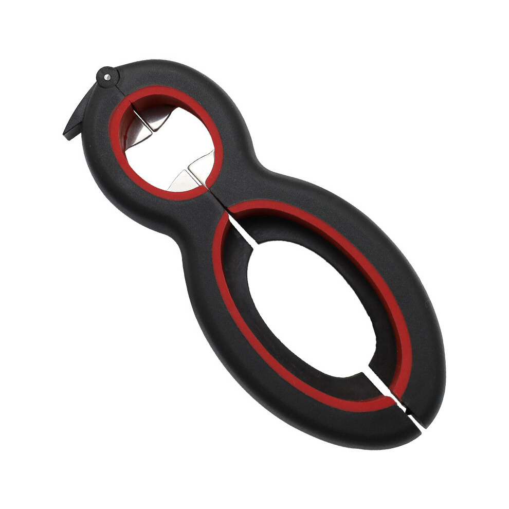 6 in 1 Multi Opener, All in One Bottle Opener, Can, Soda, and Jar Openers, Twist Off Lid  Open Sesame Can Opener for Seniors and Arthritic Hand