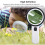 Magnifying Glass with Illuminated Reading Magnifier, White 5