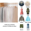 Garment Covers, 6 Pieces Suit/Closet Cover Foldable Protection ? Garment Bag, Clear Dustproof Waterproof Covers with Zipper for Shirt/Suit/Coats 3