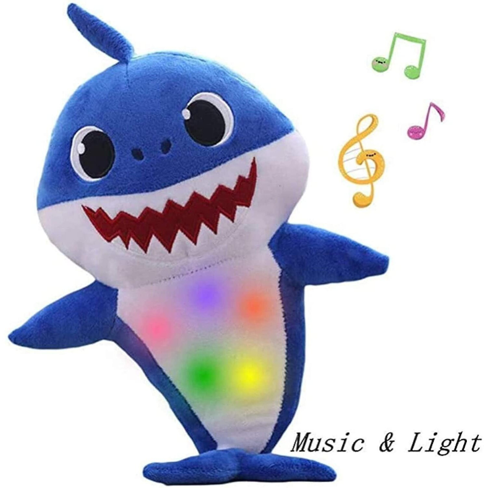 Baby Shark Plush Toy Soother With Music And Night Lights Singing Gift Kids on OnBuy