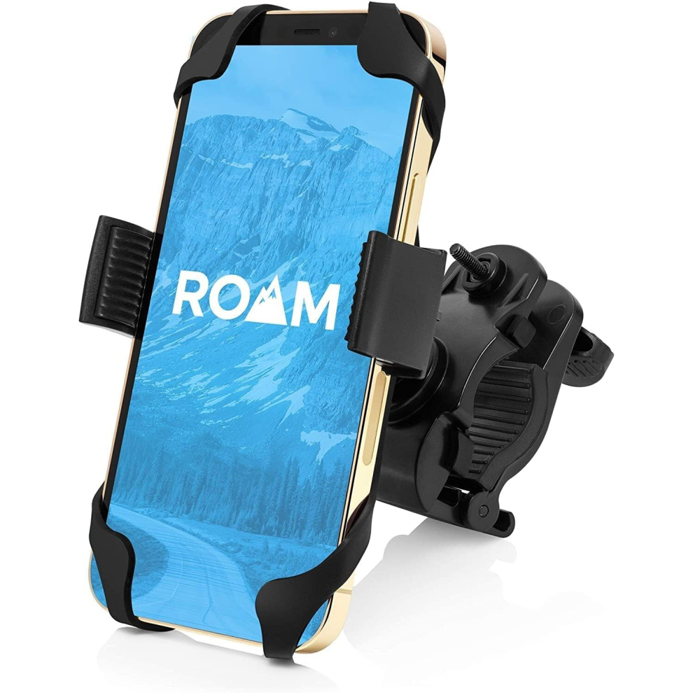 Roam Handlebar Bike Phone Mount - Universal, Adjustable Bicycle Phone Holder for Motorcycle, Classic, Electric and Mountain Bike - Compatible wit