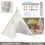 Large Canvas Children Indian Tent Teepee Kids Wigwam Indoor Outdoor Playhouse With Storage Bag And Flag 5