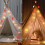 Cotton Ball String Lights, Indoor Decoration, Christmas Decoration, 3M Balloon Light, Girl, Princess, Boy, Baby, Bedroom, Wedding Atmosphere Deco 4