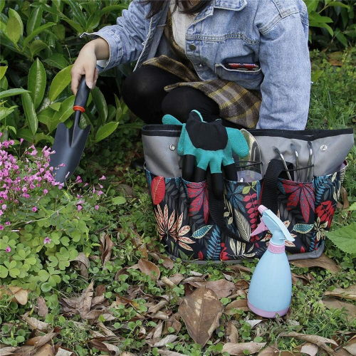 Garden Tool Organizer with 9 Pockets - For Tool 2
