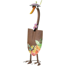 Duck Ornament Garden Art Shovel Sculpture