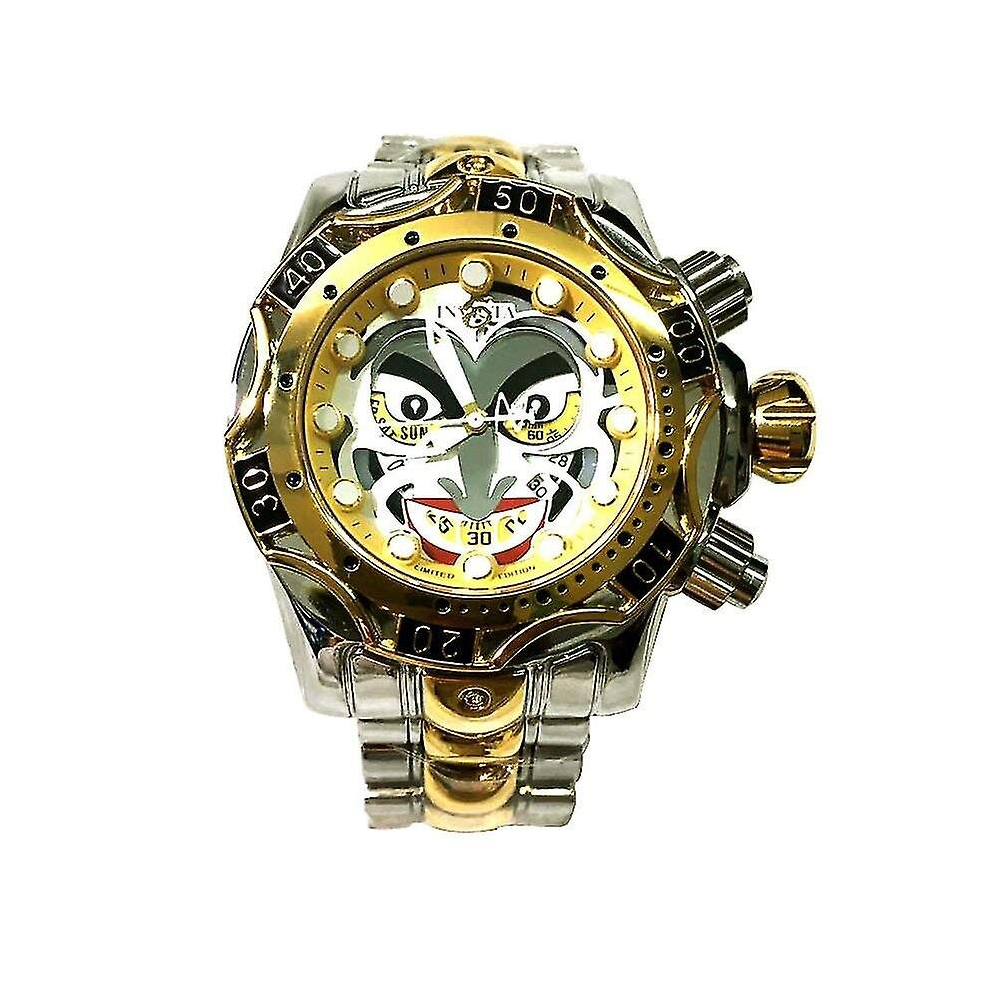 Invicta Dc Comics Joker Men\'s Waterproof Big Dial Sports Quartz Watch