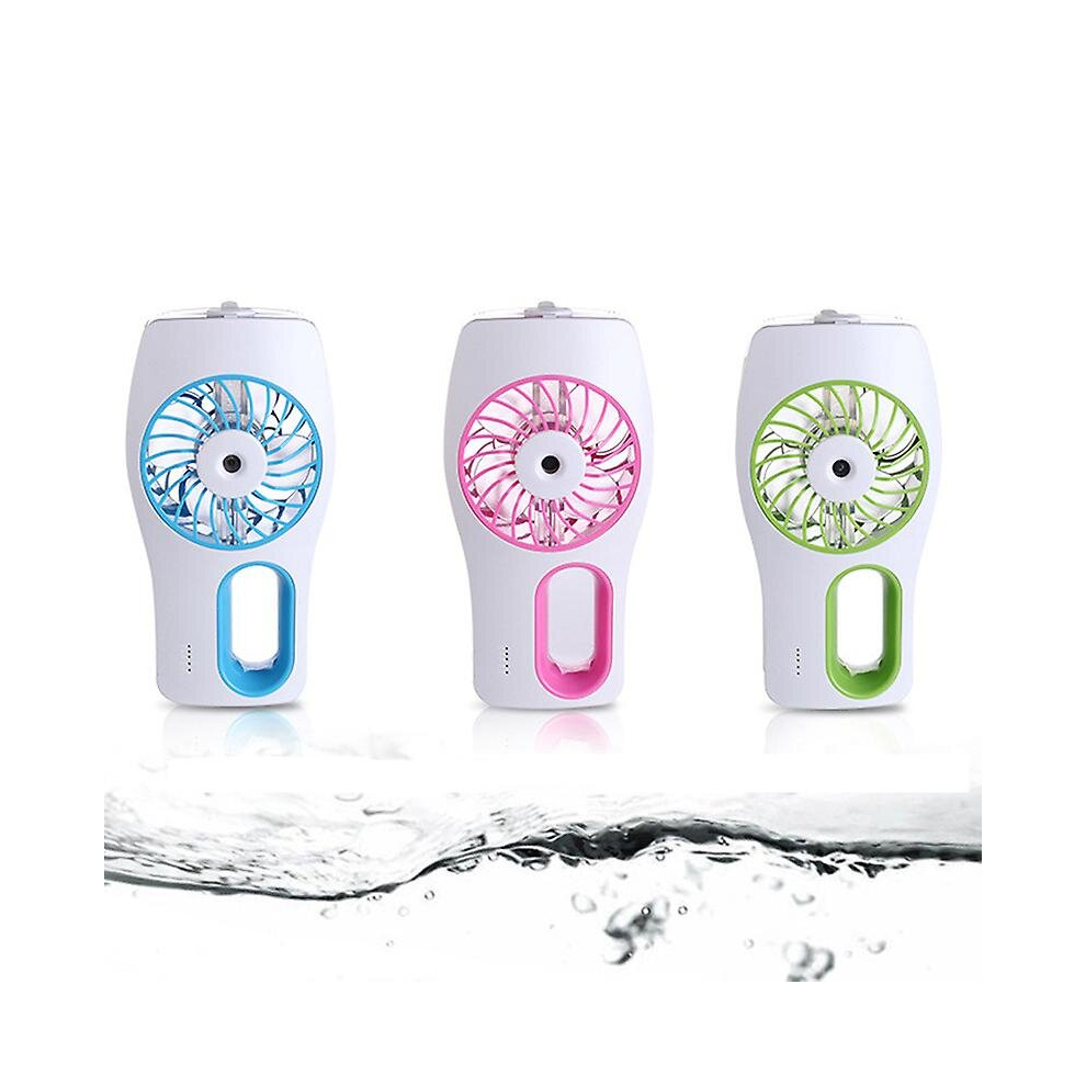 Handheld Usb Misting Cooling Fan Humidifier Oil Diffuser Mini Beauty Replenishment Fan