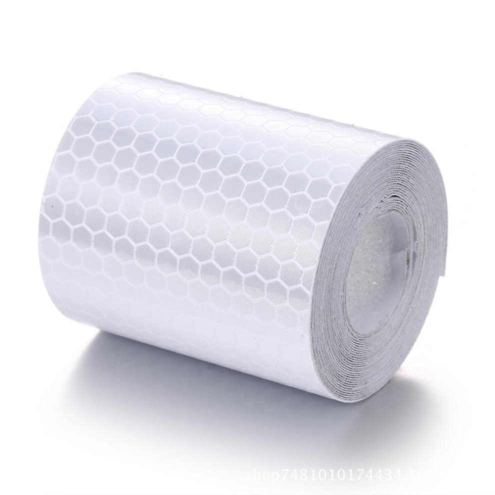 Reflective Tape 3m X 50 Mm Waterproof Reflector Warning Stickers High Intensity Self Adhesive Safety Tape-White-image-OPC-PD2PMGY-NEW