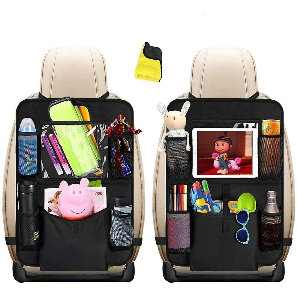2pcs Kids Car Rear Seat Protector Kick Mats